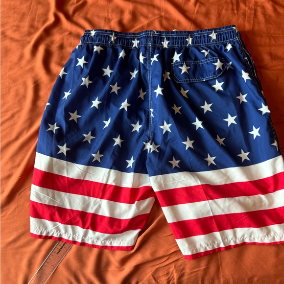 👉🏼NWOT👈🏼 KAILUA SURF American Flag Patriotic Swim Trunks Boardshorts 9” XXL - Picture 5 of 6